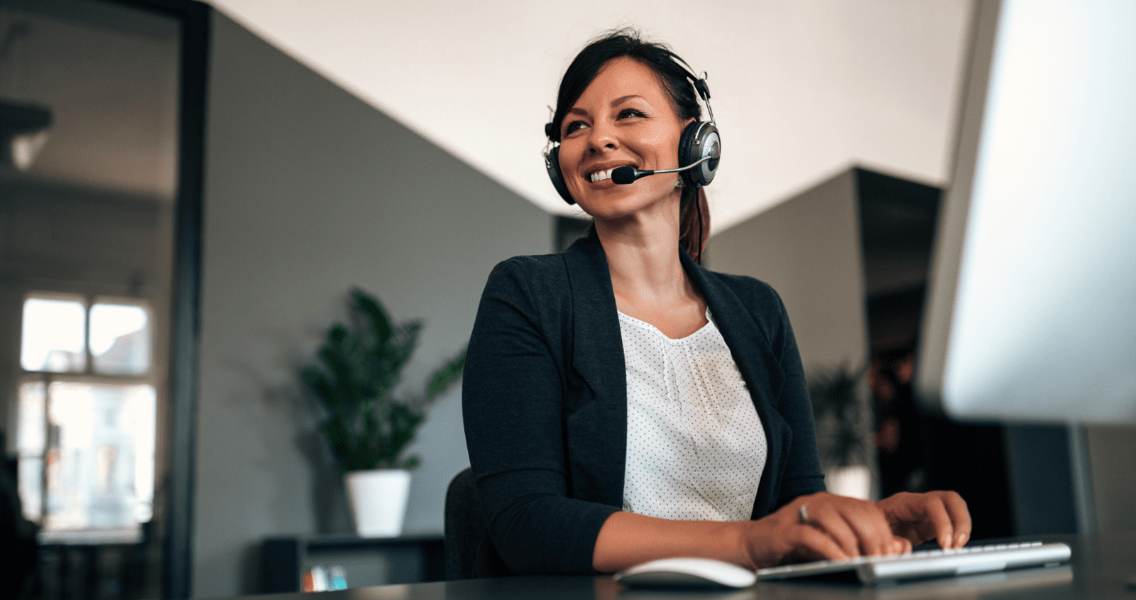 attorney setting up phones in office